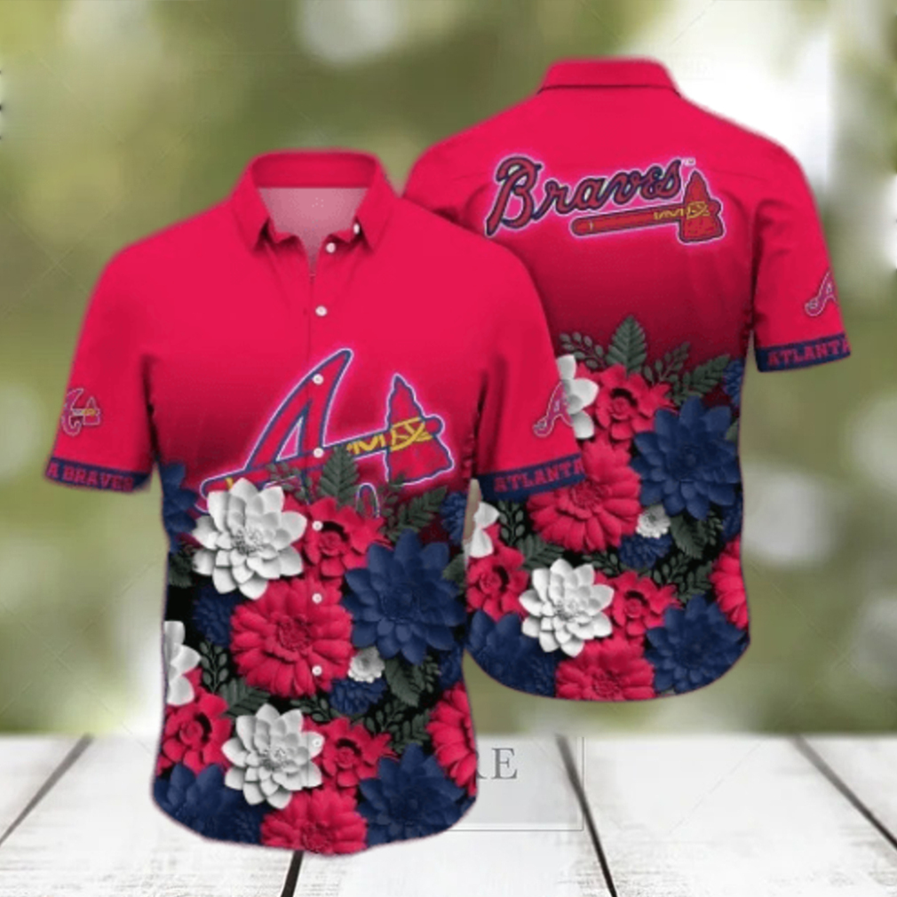 Atlanta Braves MLB Flower Hawaii Shirt And Tshirt For Fans