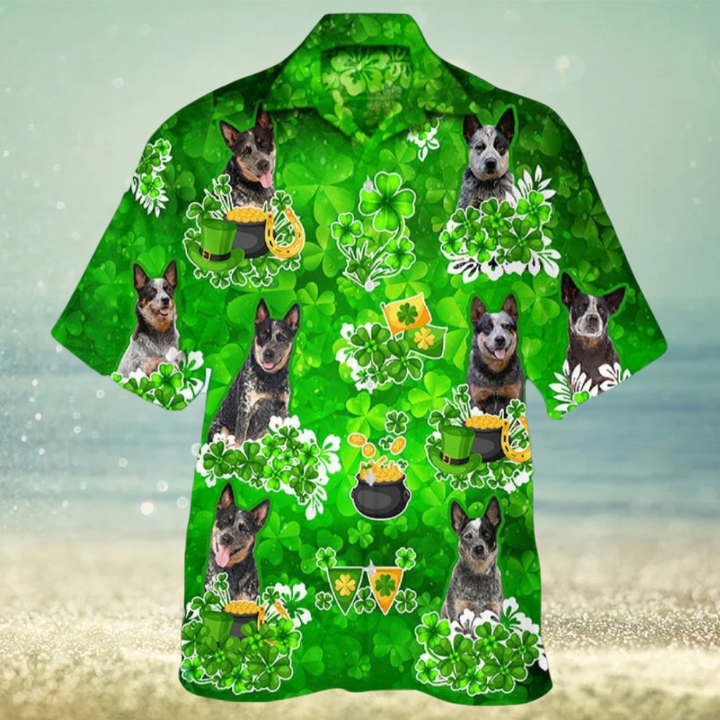 Australian Cattle Happy St.patrick 3D Hawaiian Shirt Animals Lover Gift Beach