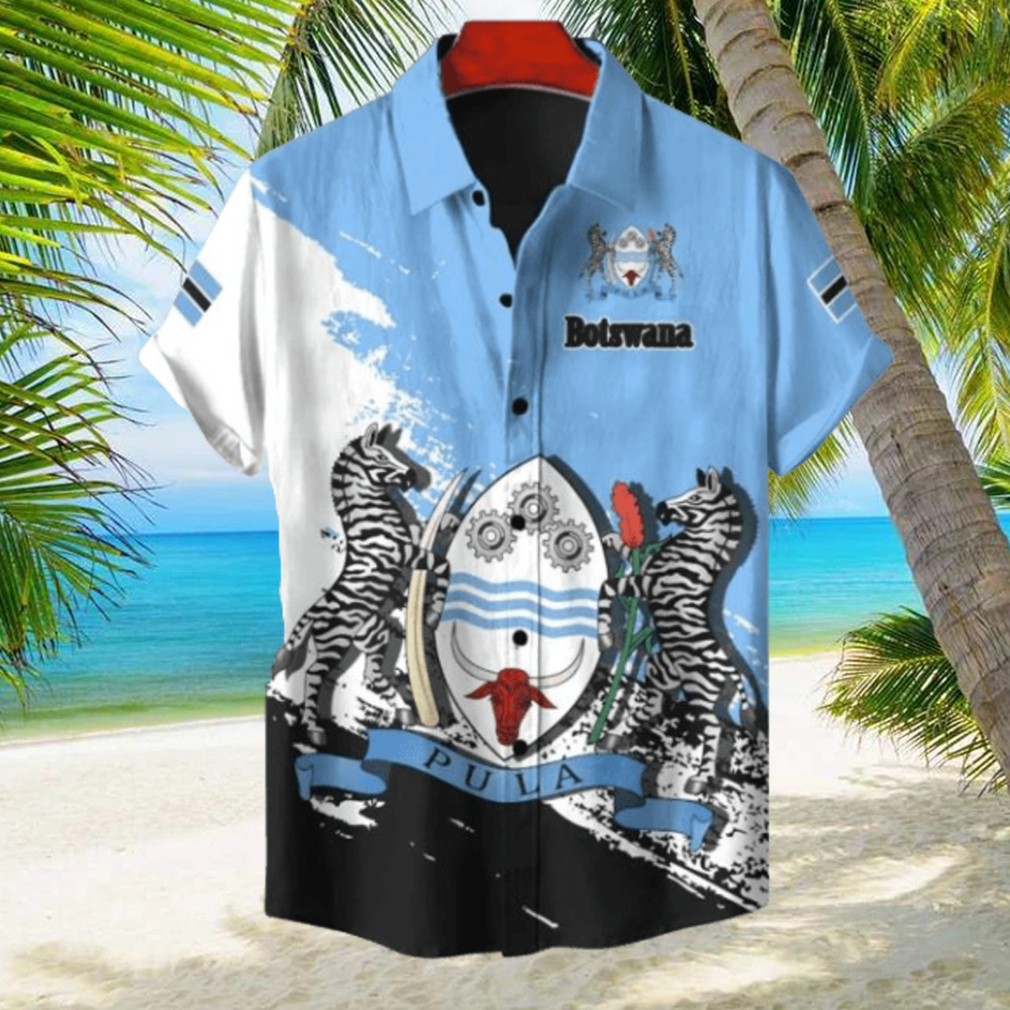 Botswana Coat Of Arms Hawaiian Shirt