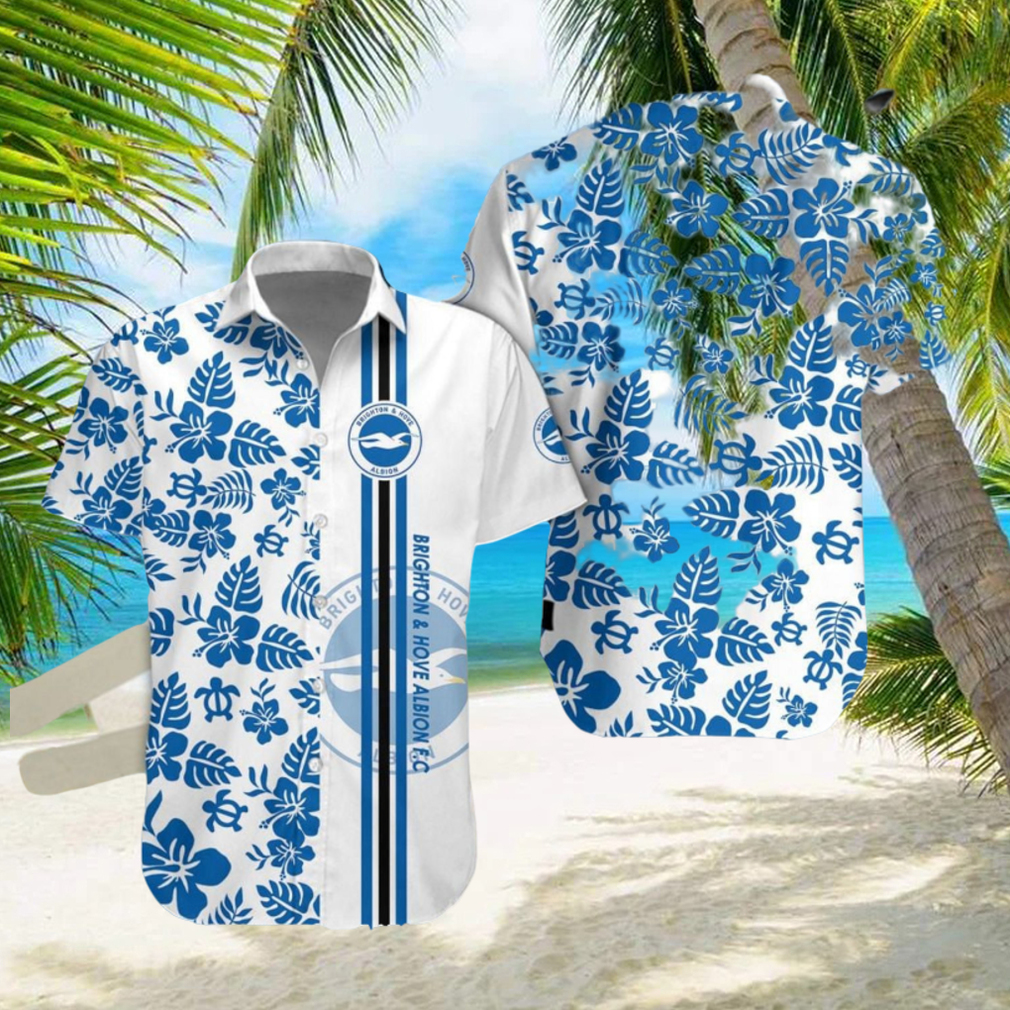 Brighton & Hove Albion Football Club Full Print Classic Hawaiian Shirt