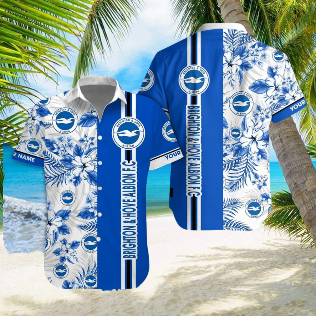 Brighton & Hove Albion Football Club Personalized All Over Printed 3D Hawaiian Shirt