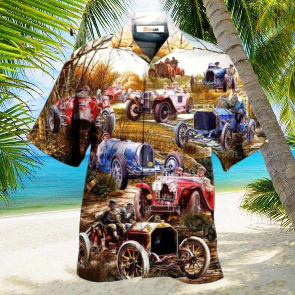 Car Old Vintage Hawaiian Shirt