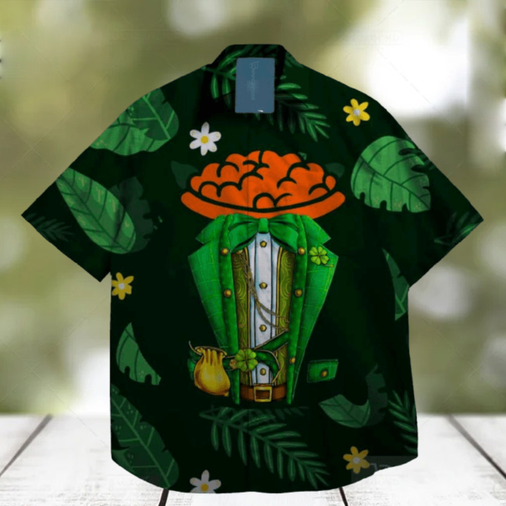 Drink Beer Lucky LePrechaun St. Patrick day Hawaiian Shirt handmade