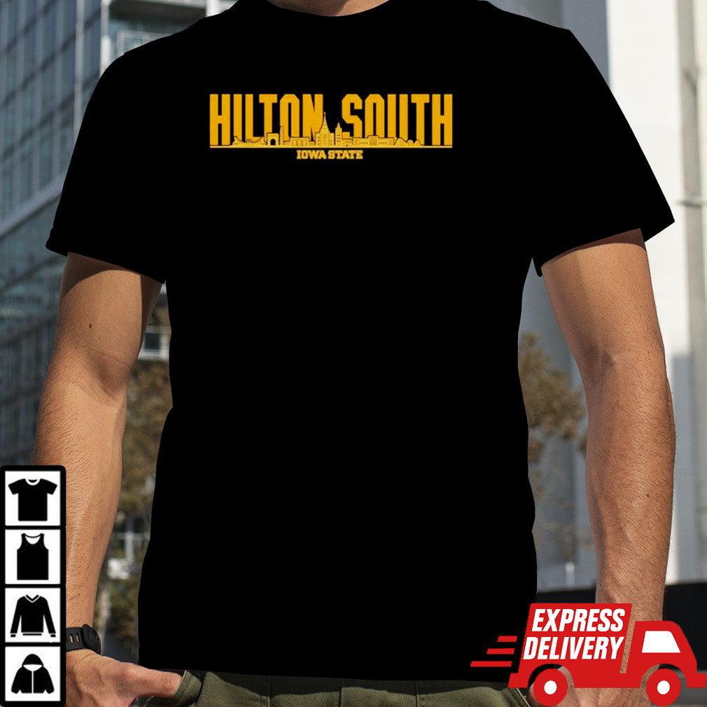 Hilton South Iowa State NCAA skyline shirt