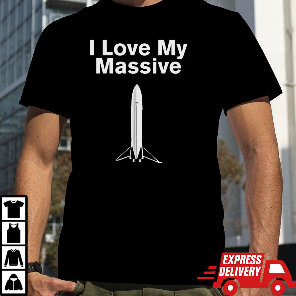 I love massive rocket starship shirt