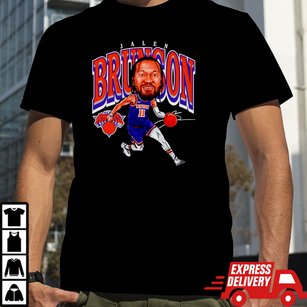 Jalen Brunson New York Knicks Cartoon shirt