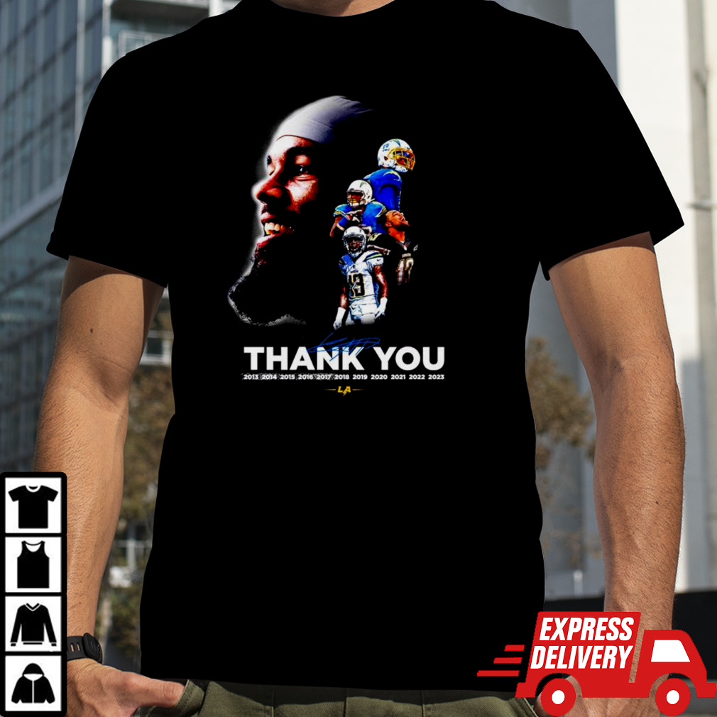 Los Angeles Chargers thank you 13 Keenan Allen signature shirt