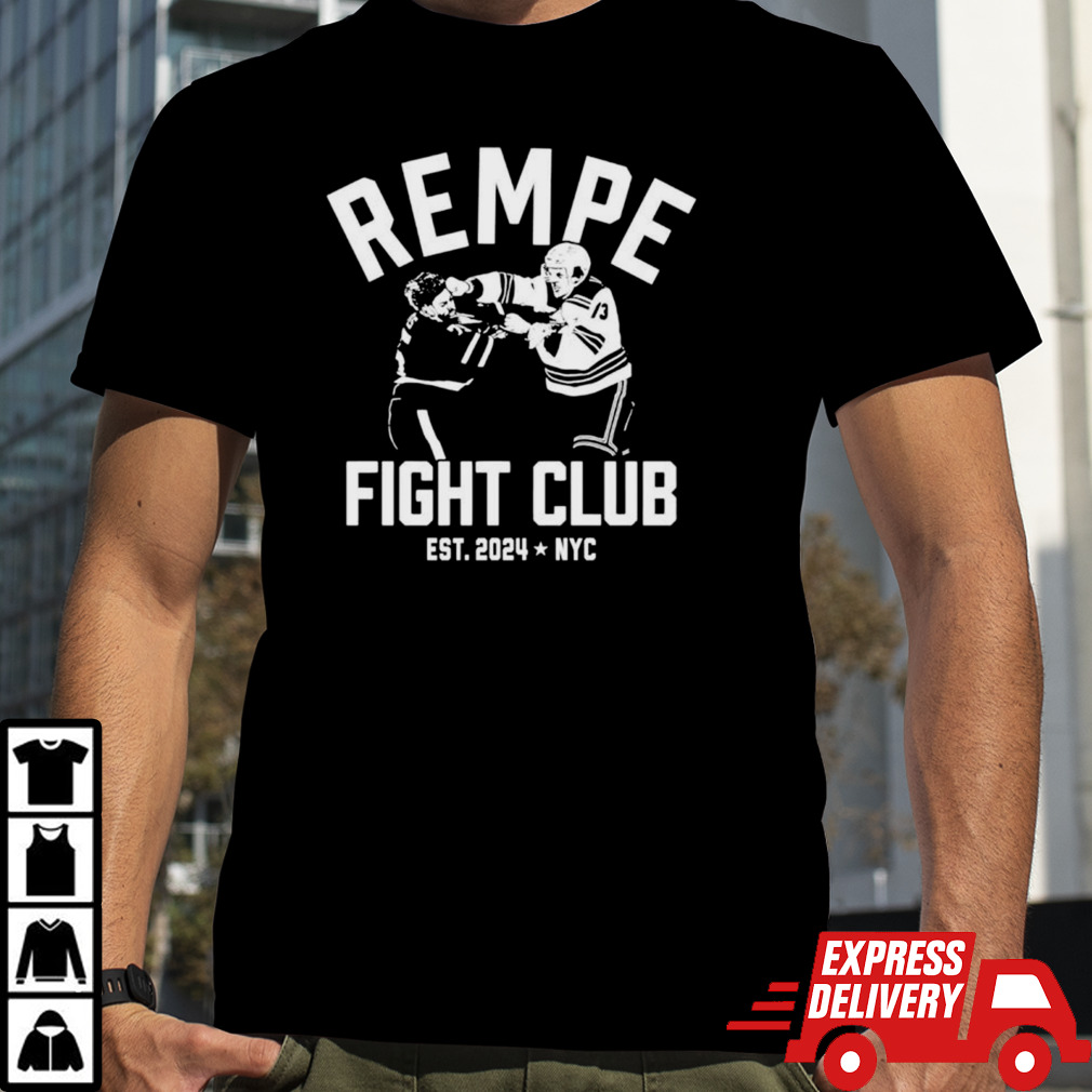 New York Rangers Hockey Rempe fight club shirt