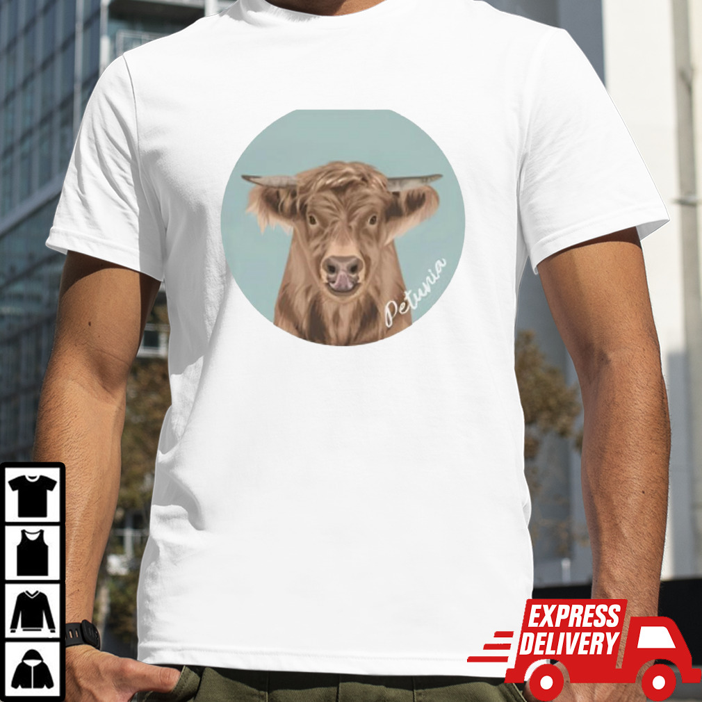 Petunia portrait shirt