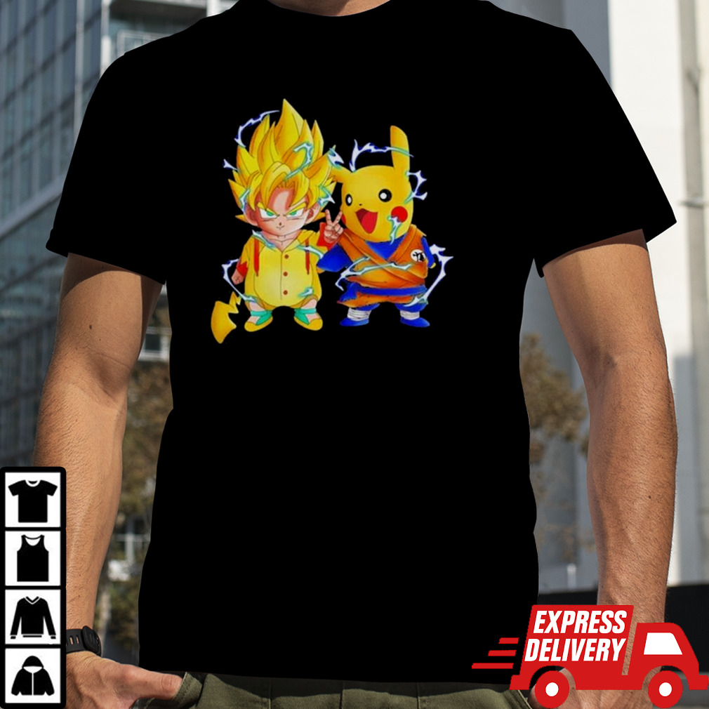 Pikachu X Son Goku Shirt