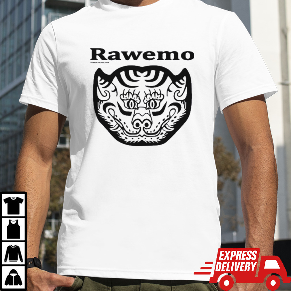 Rawemo B&W Tiger Head T shirt