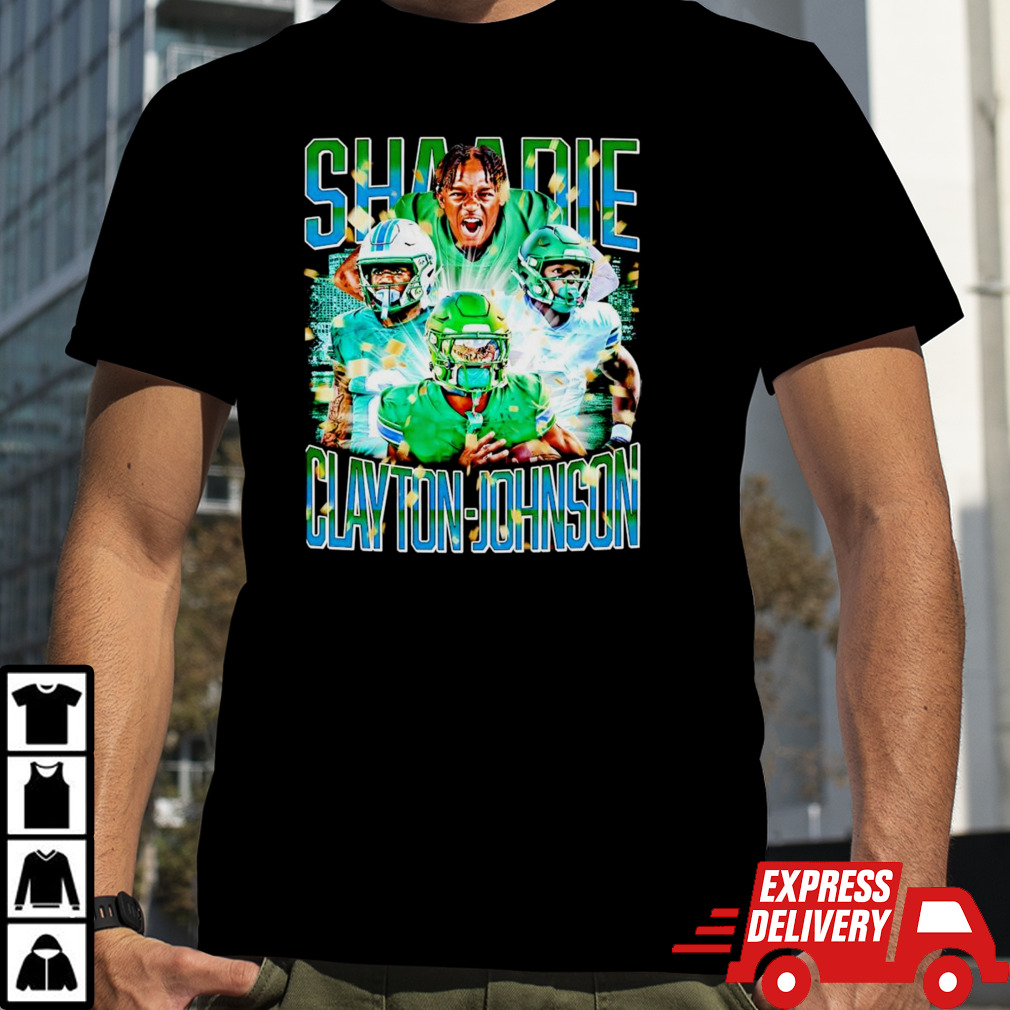 Shaadie Clayton Johnson Tulane Green Wave graphics poster shirt