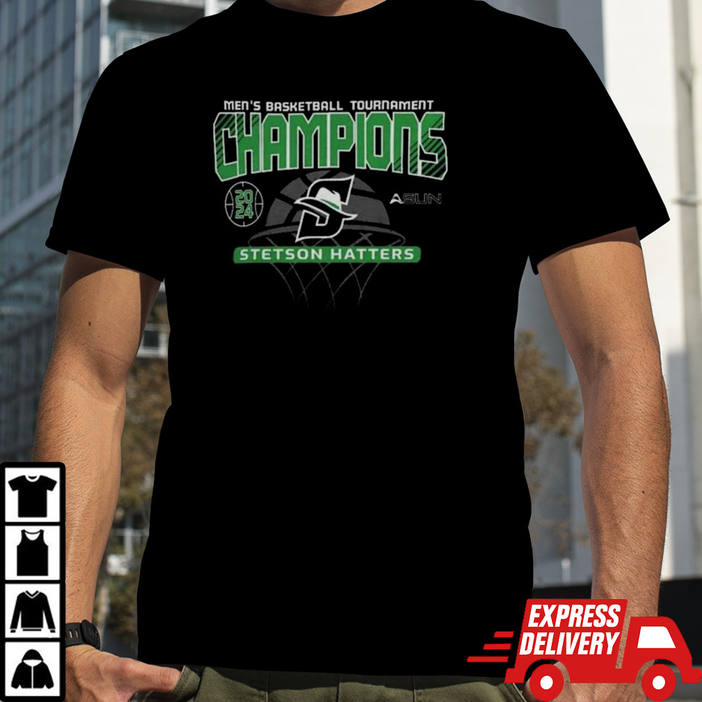 Stetson Hatters Men’s Basketball 2024 ASUN Tournament Champions Shirt