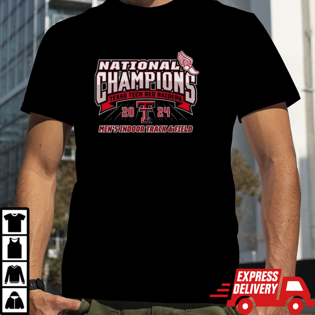 Texas Tech Red Raiders 2024 National Champions Men’s Indoor Track & Field Shirt