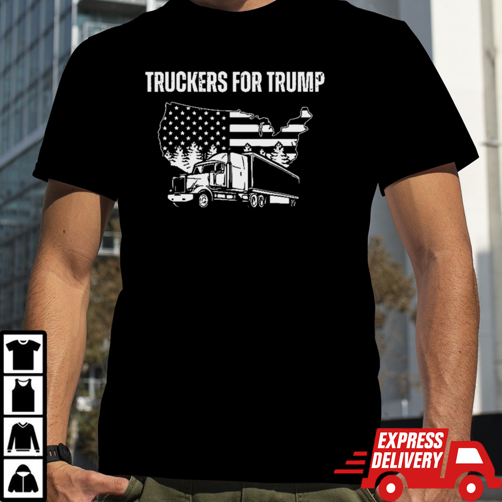 Truckers For Trump 2024 Vote Funny Trump 2024 Gift Shirt