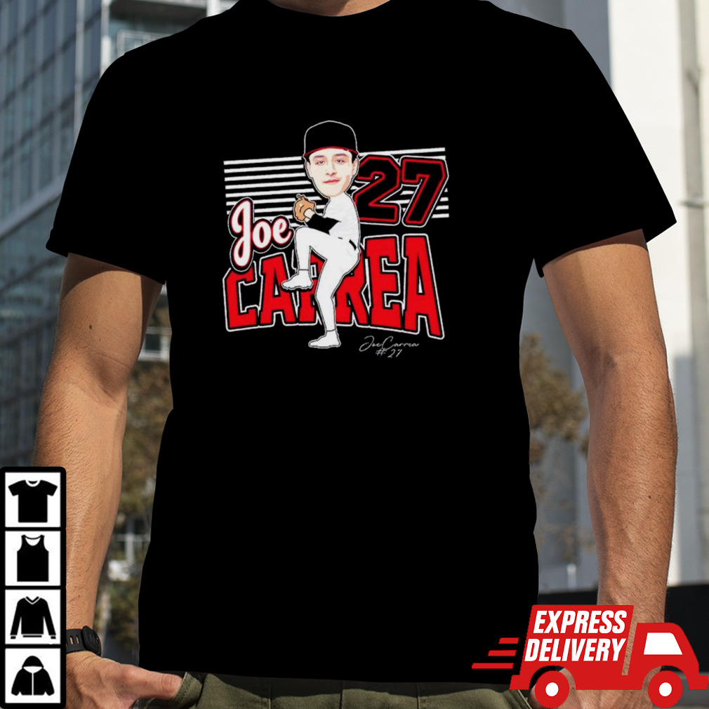 UConn Huskies Joe Carrea number 27 caricature shirt