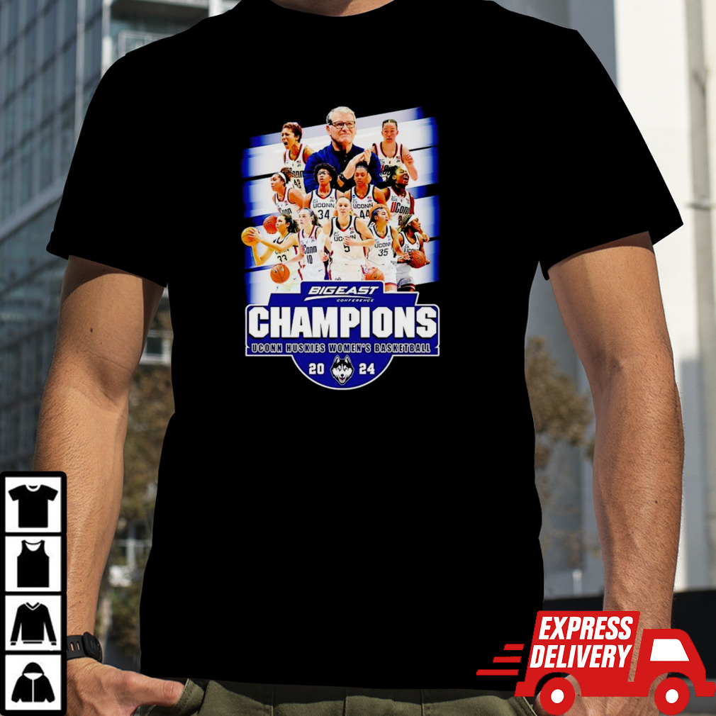 Uconn Huskies Women’s basketball 2024 Big East Conference Champions shirt