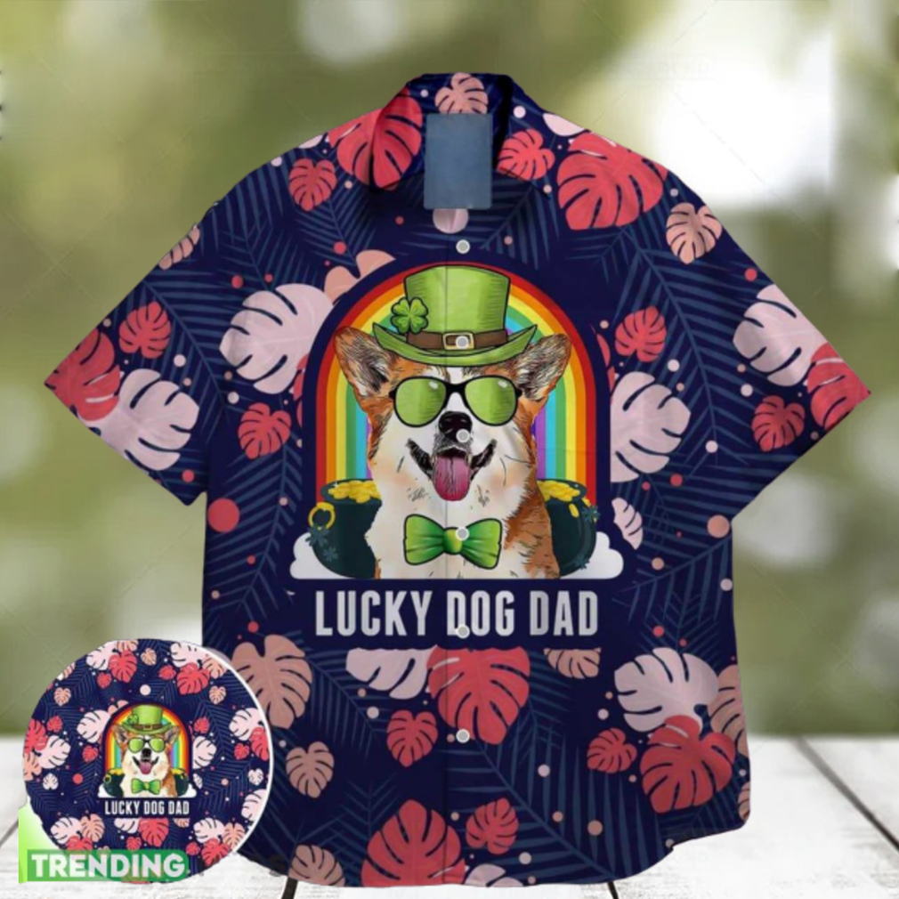 corgi are lucky charm green shamrock bigfoot st paddys vibes on st patrick day hawaiian shirt stylish