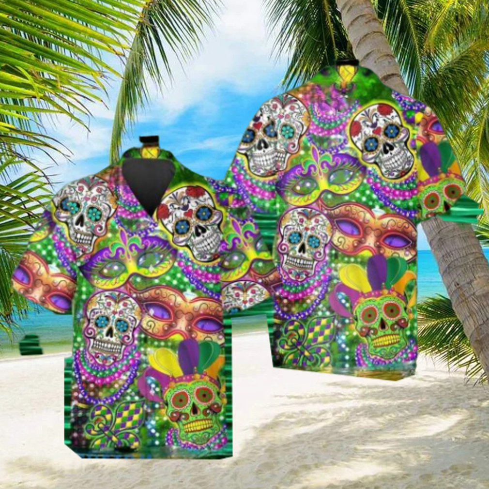 Festival Sugar Skull Hawaiian Shirt Style Gift