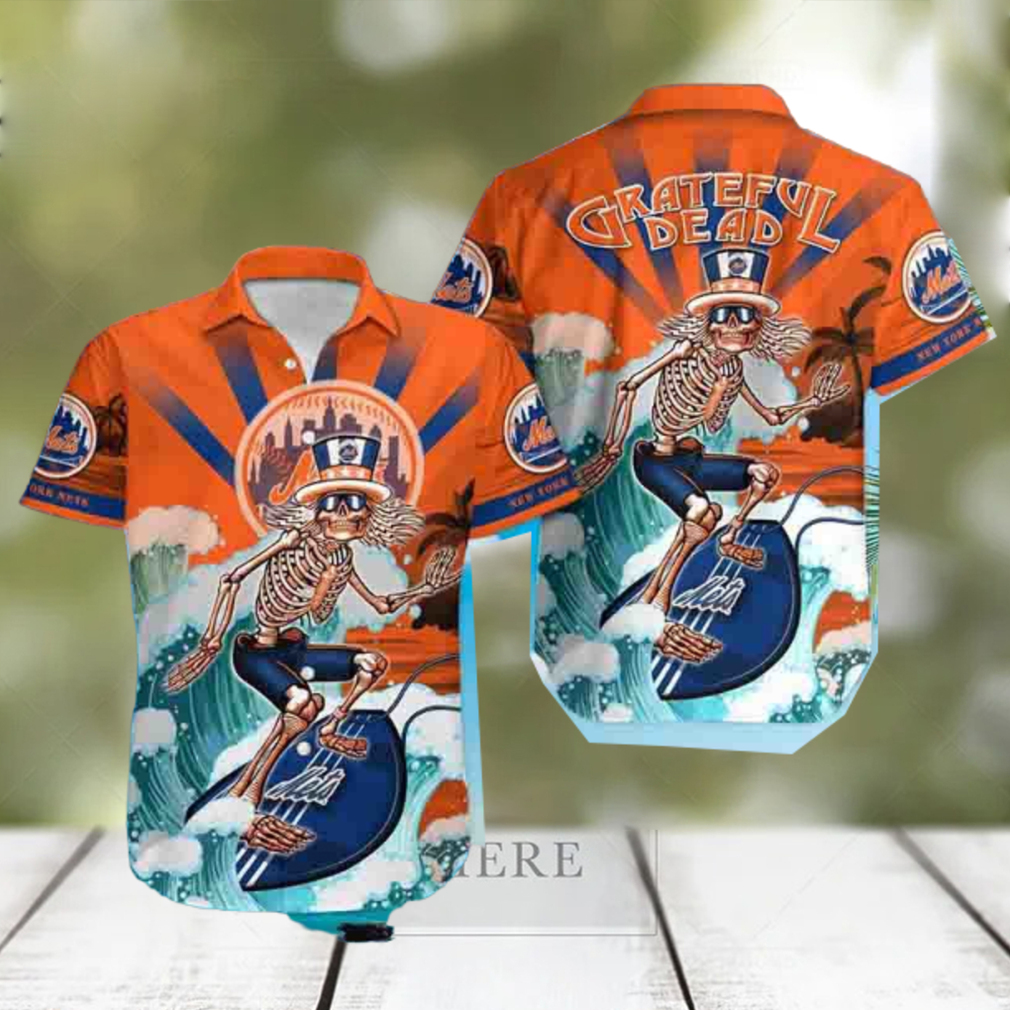 Grateful Dead MLB New York Mets 2024 Trendy Hawaiian Shirt