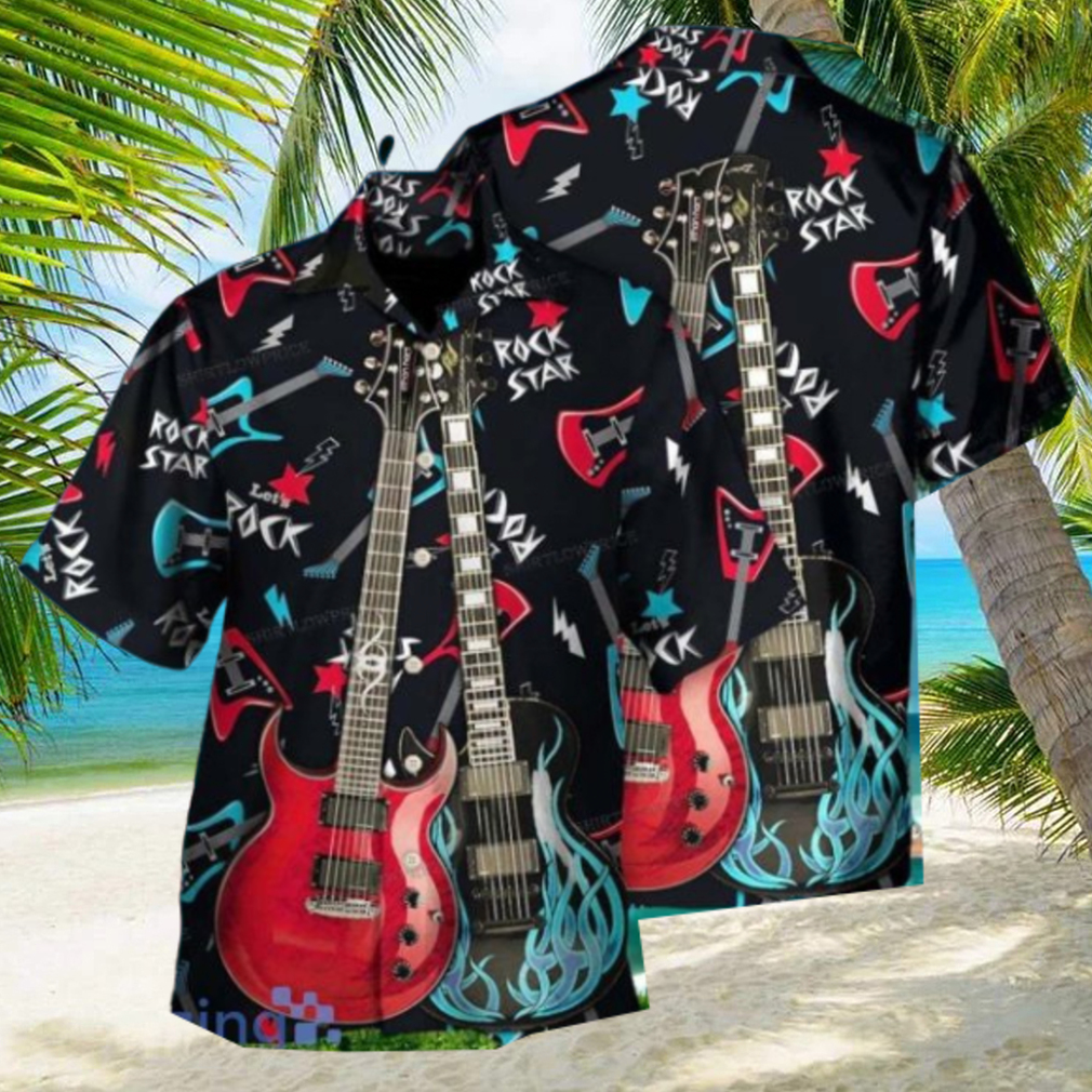 Guitar All I Need Is Playing Music Hawaiian Shirt Impressive Gift