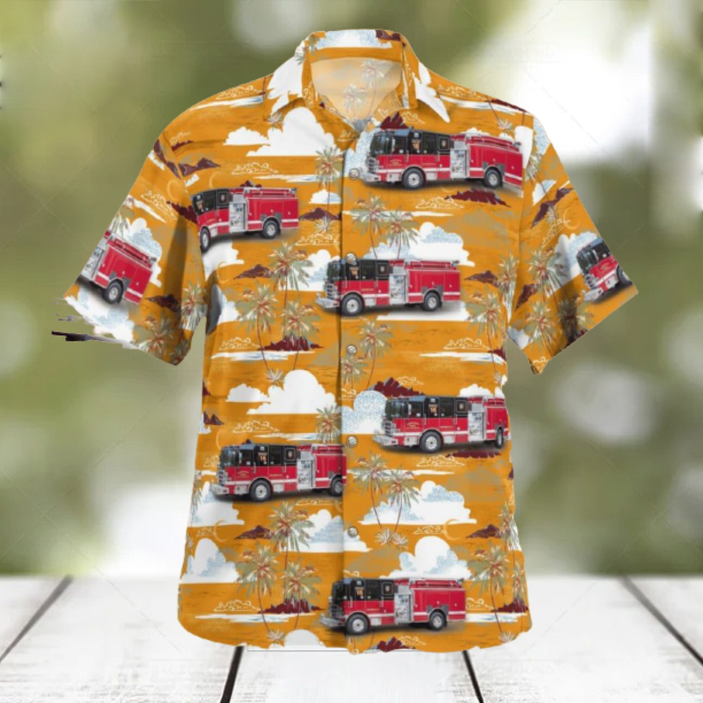 Hanover Park Illinois Hanover Park Fire Department Hawaiian Shirt