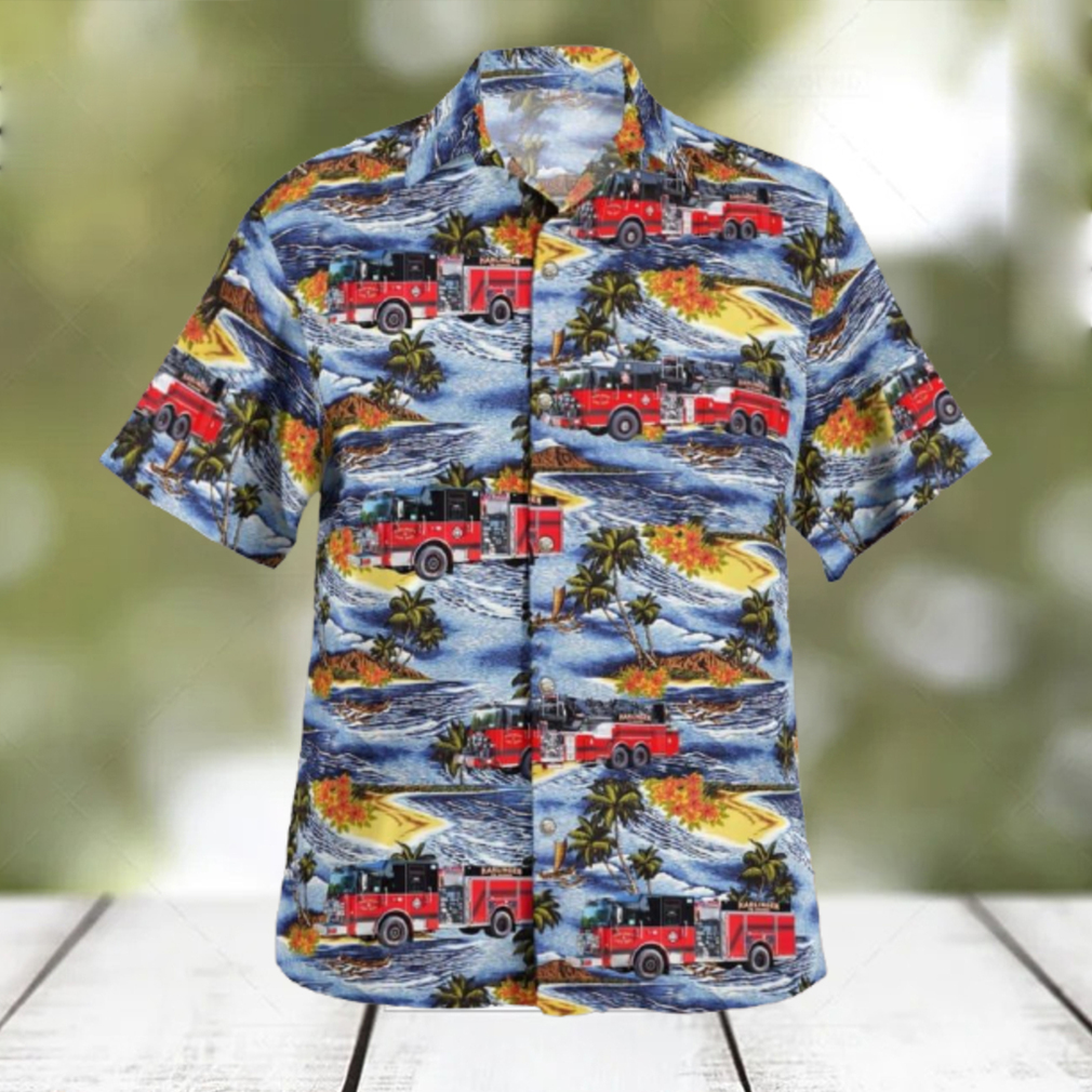 Harlingen Texas Harlingen Fire Department Hawaiian Shirt