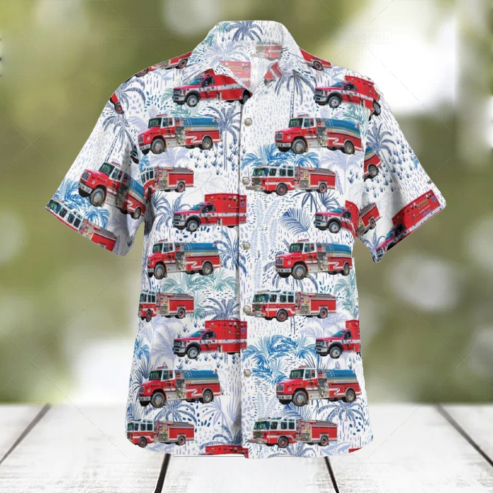 Hatfield Massachusetts Hatfield Fire Department Hawaiian Shirt