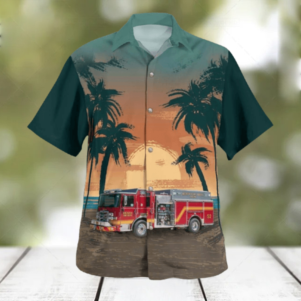 Heath Ohio Heath Fire Department Hawaiian Shirt