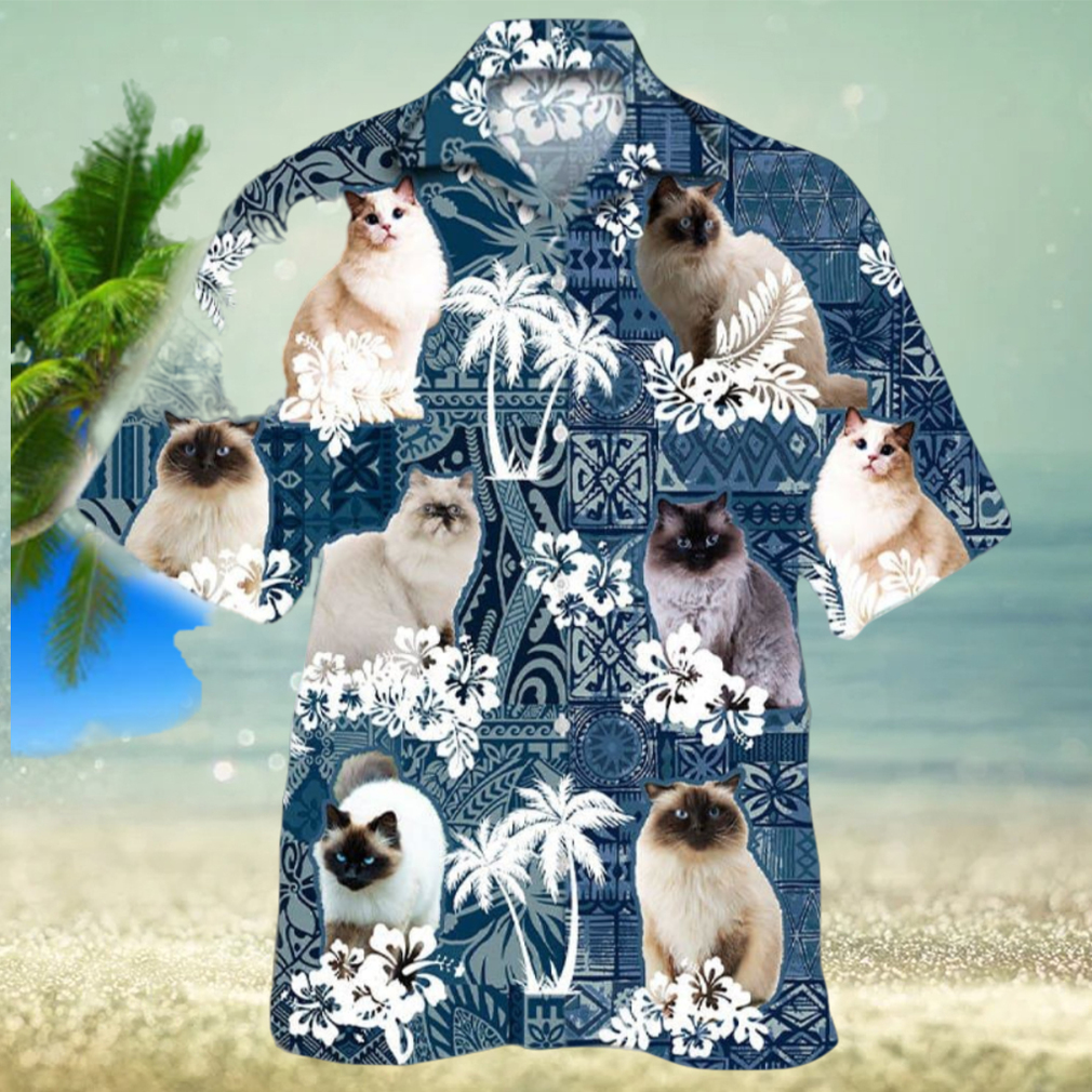 Himalayan Hawaiian Shirt Cat Lover Summer Gift For Men Women Beach