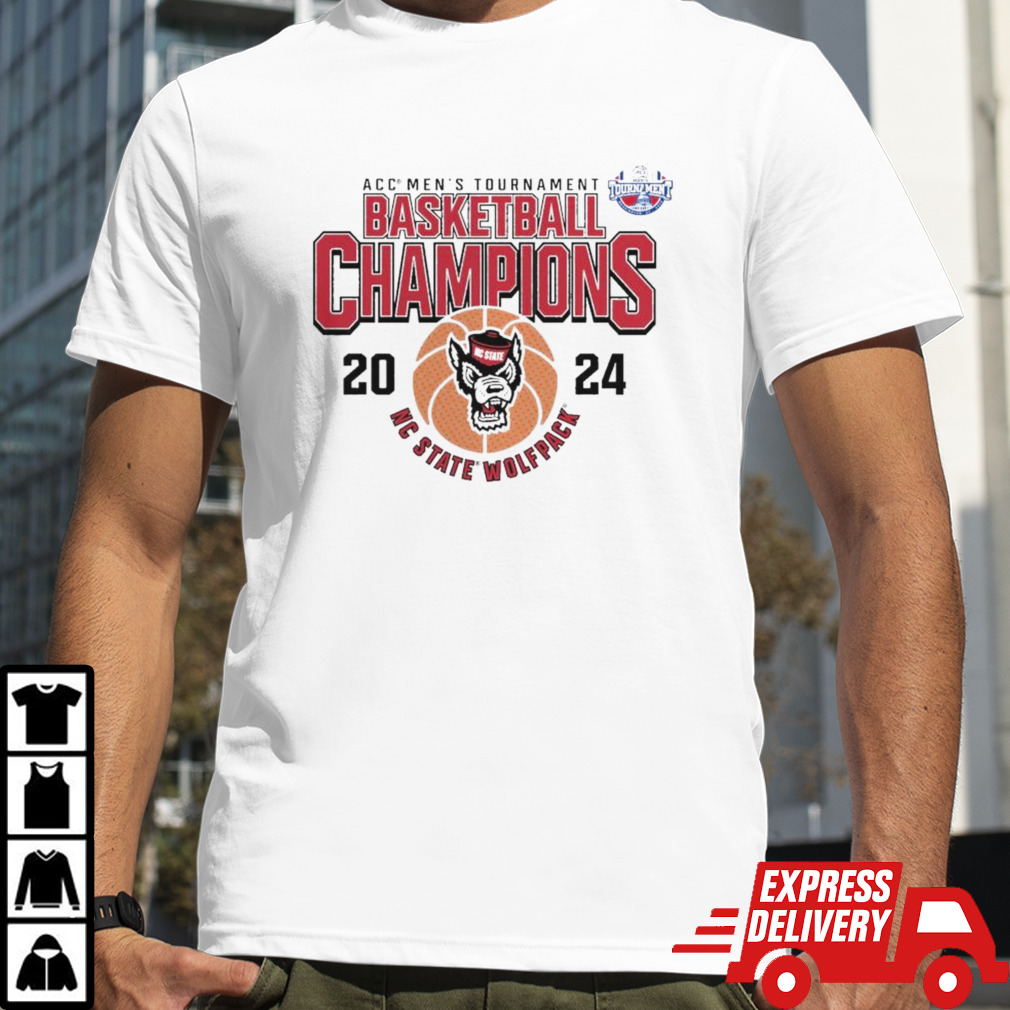 Acc Men’s Basketball Tournament Champions Nc State Wolfpack 2024 T-shirt