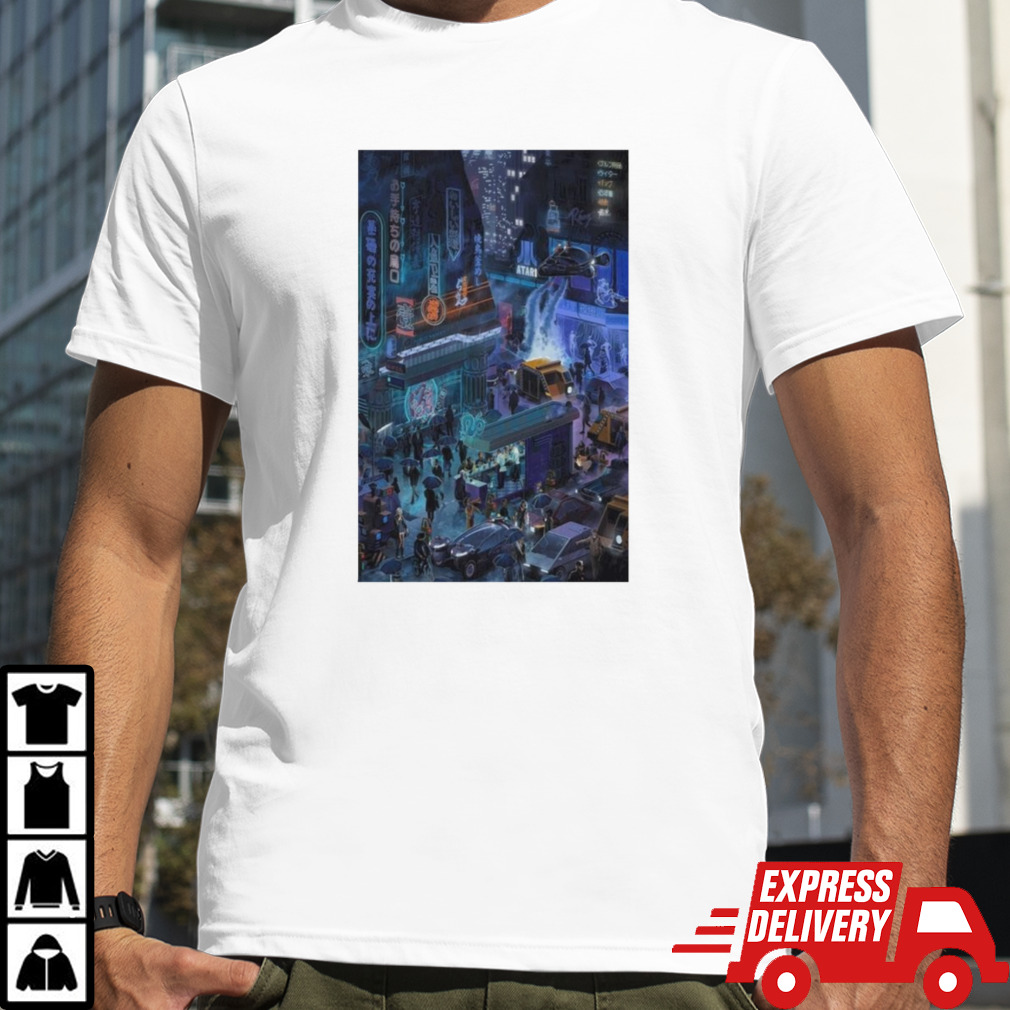 Blade Runner Moon Island Arts Poster Shirt