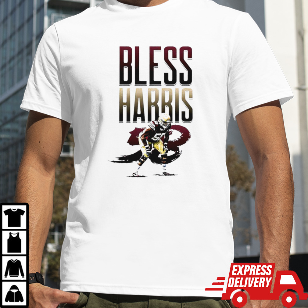 Bless Harris number 58 Florida State Seminoles football player pose shirt