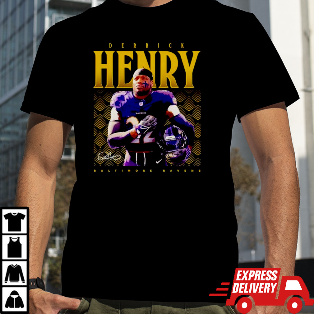 Derrick Henry Baltimore Ravens signature shirt