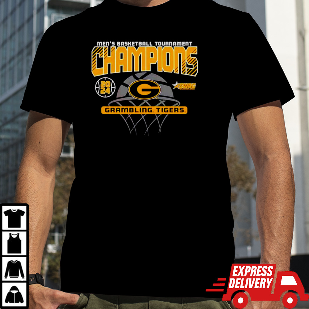 Grambling State Tigers 2024 SWAC Tournament Champions shirt