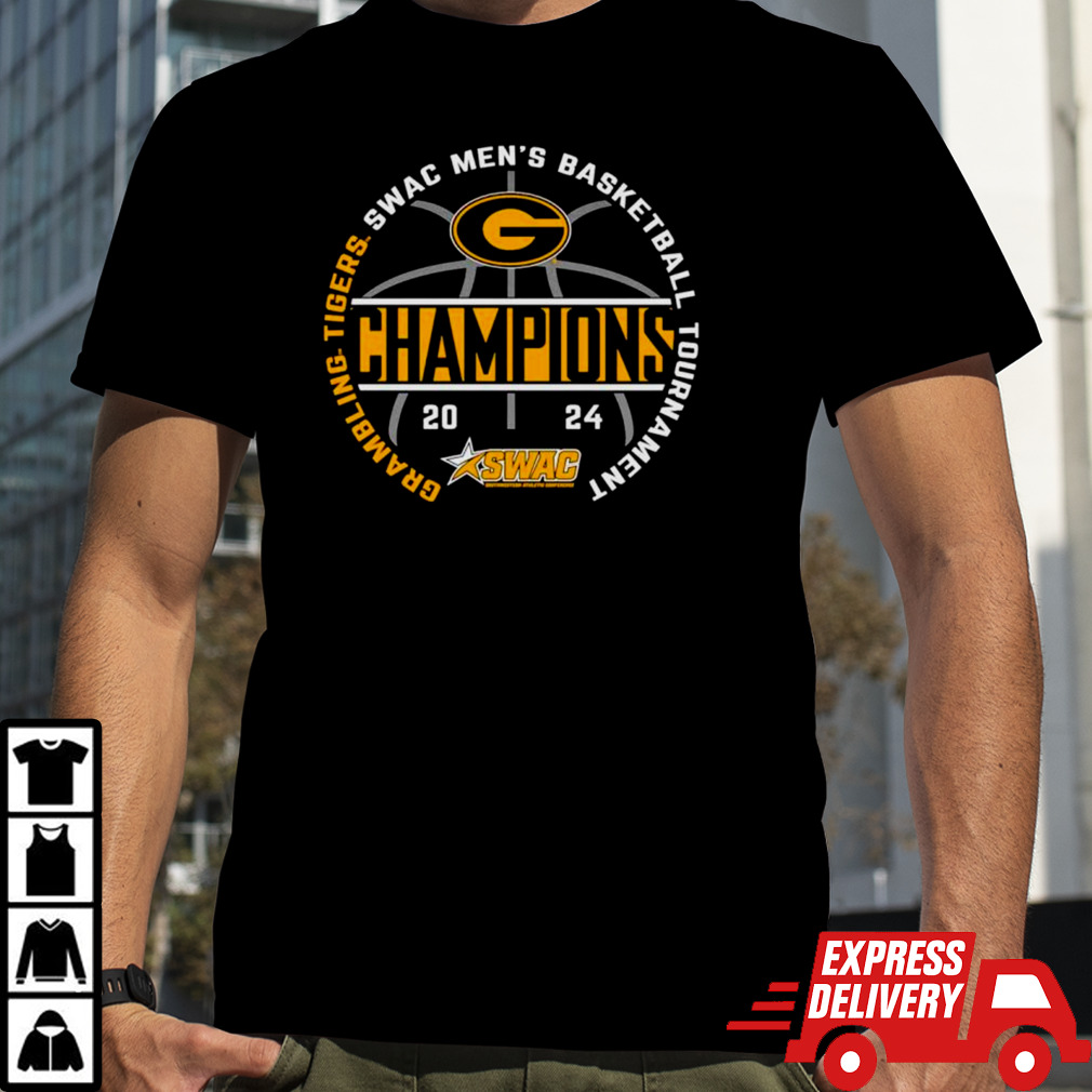 Grambling Tigers 2024 SWAC Men’s Basketball Conference Tournament Champions shirt