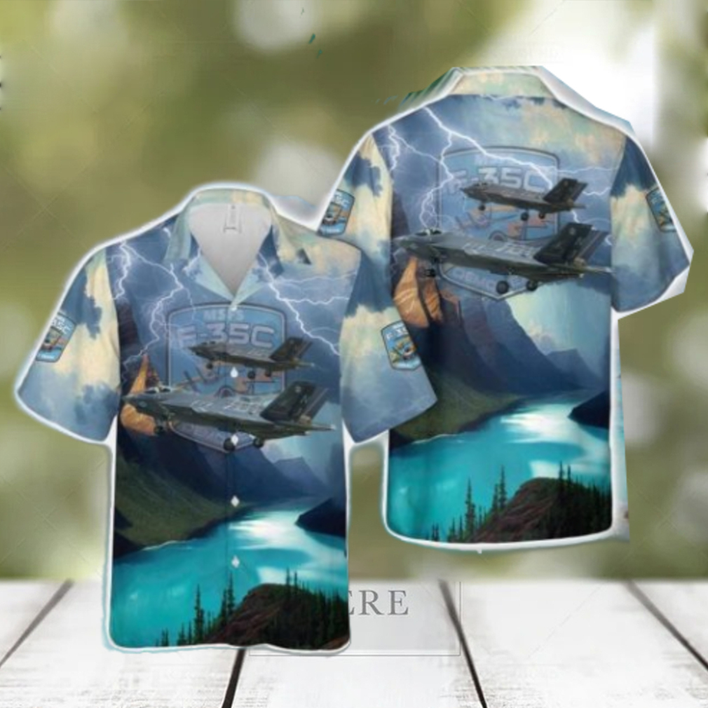 MSFS F35C lightning II Demo Team Hawaiian Shirt