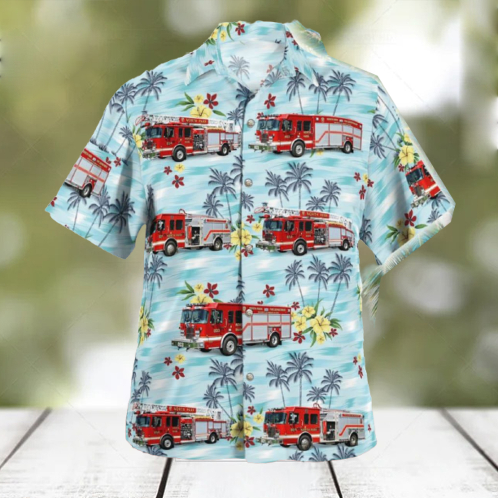 Machesney Park Illinois North Park Fire Protection District Hawaiian Shirt