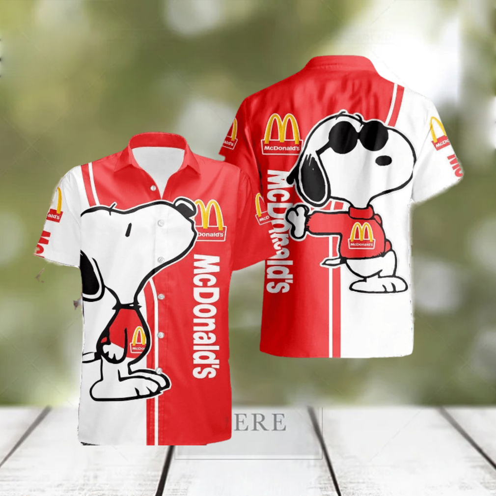 Mcdonald’s Logo Shirt Ideas Gift Hawaiian Shirt For Snoopy Lover