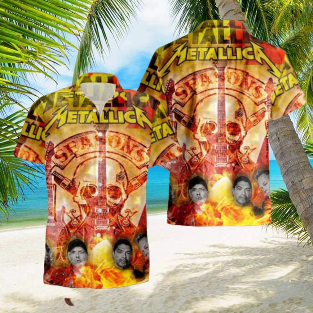 Metallica 72 Seasons Fan Editon 2024 Summer Trend Fan Gifts Hawaiian Shirt