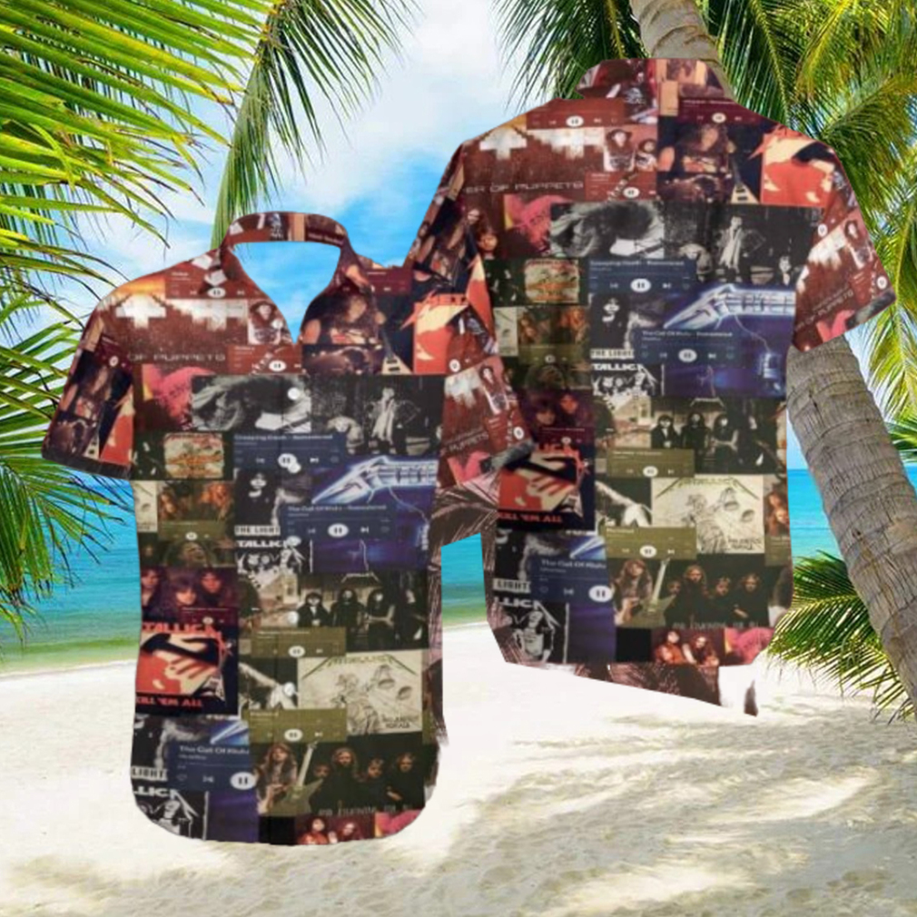 Metallica Album Collect 2024 Summer Trend Fan Gifts Hawaiian Shirt