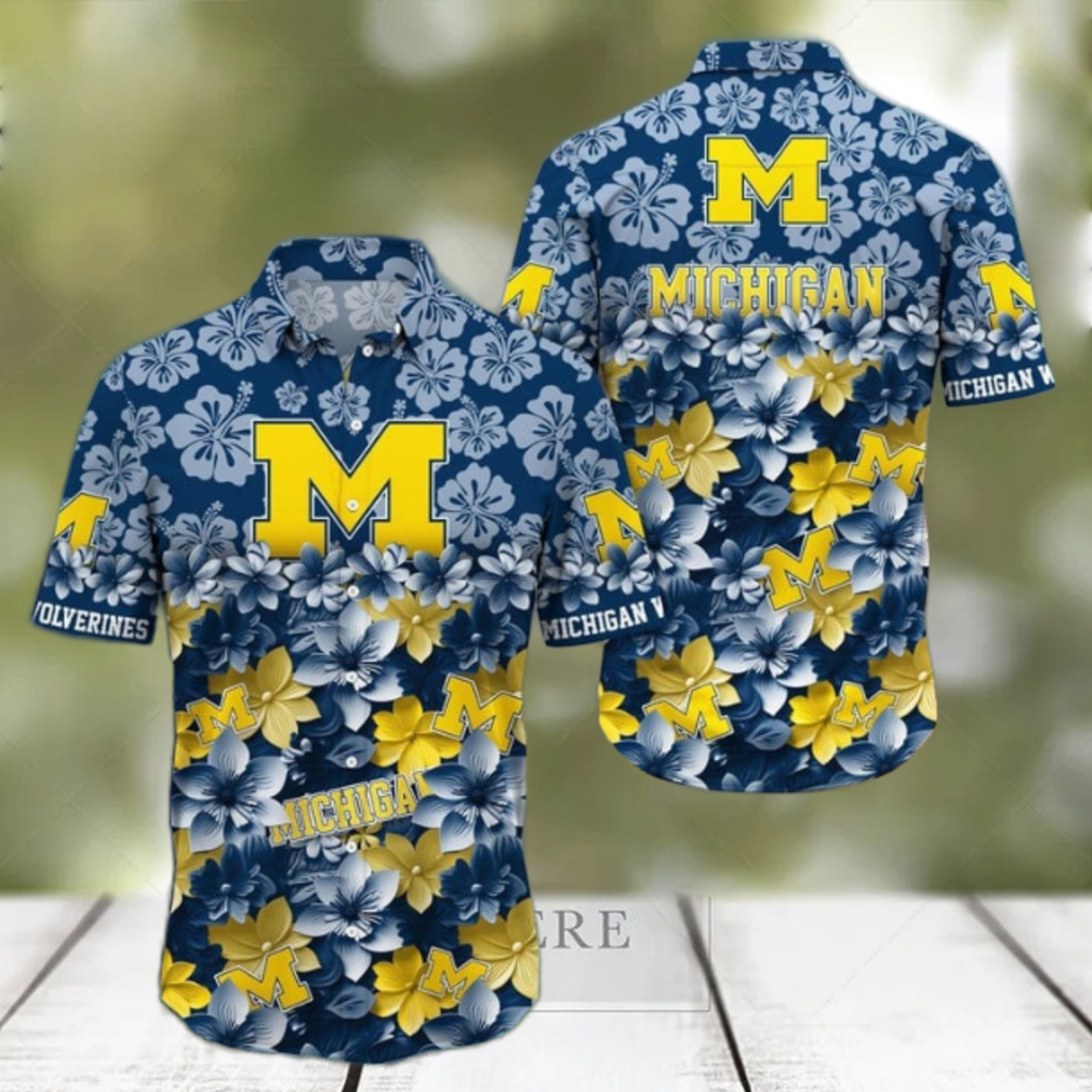 Michigan Wolverines NCAA2 Hawaiian Shirt Trending Summer