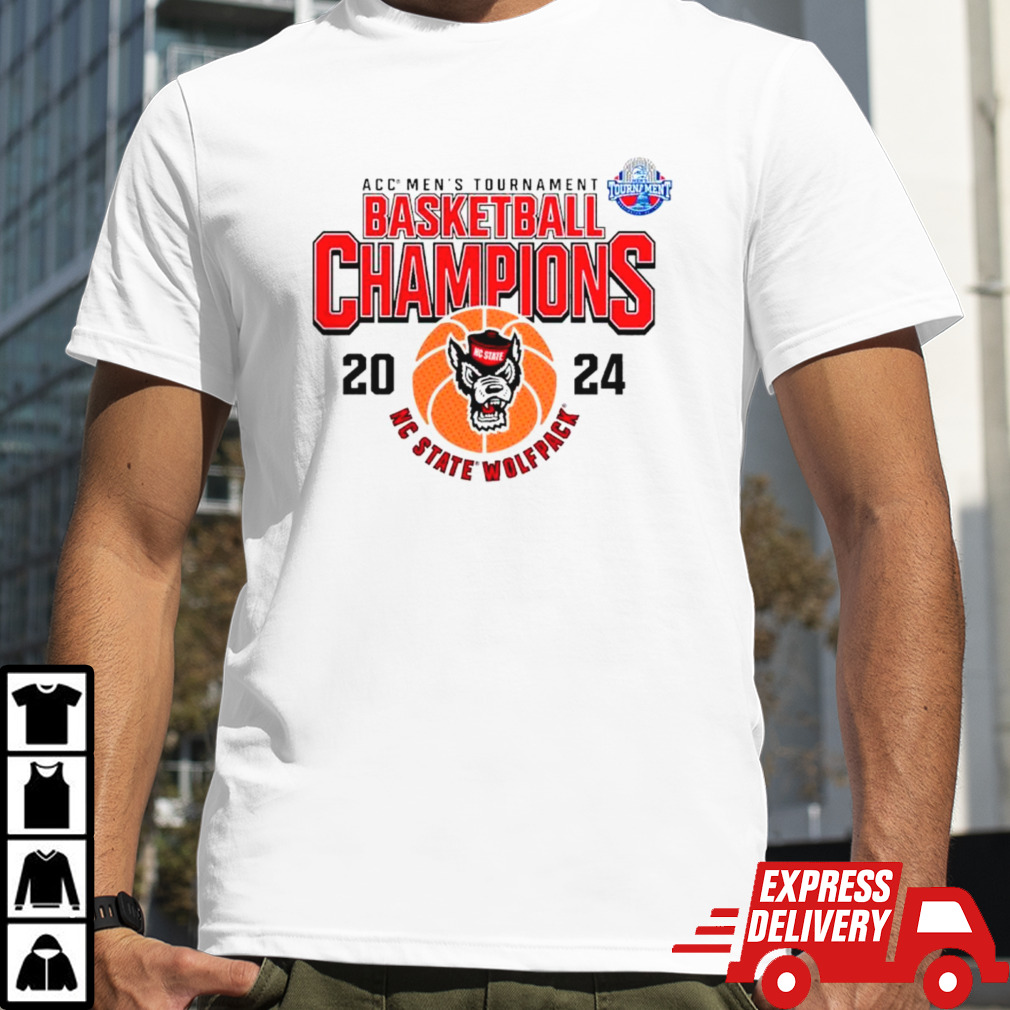 NC State Wolfpack 2024 ACC Men’s Tournament Basketball Champions shirt