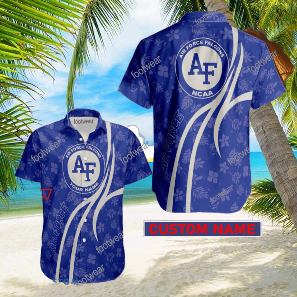 NCAA Air Force Falcons Hawaiian Shirt Design Gift Fans Summer Holidays Custom Name