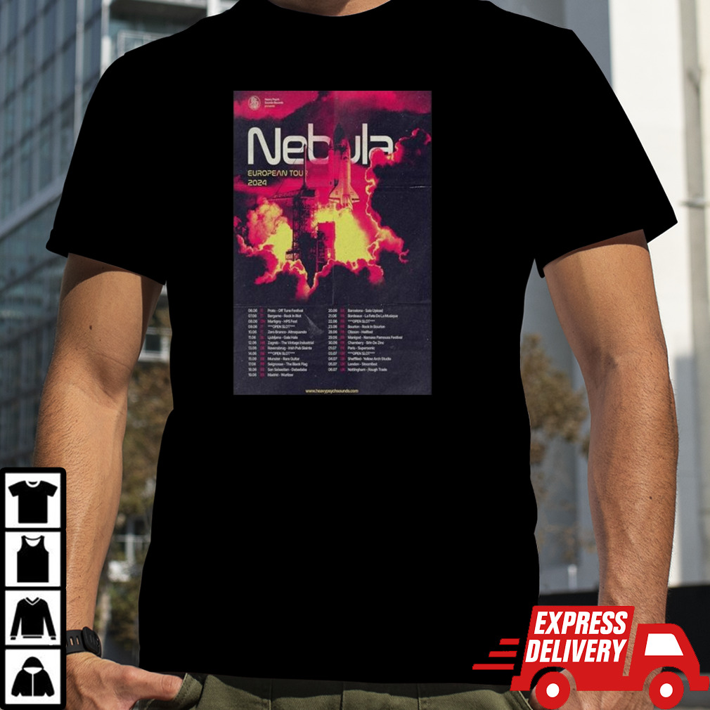 Nebula European Tour 2024 T-shirt