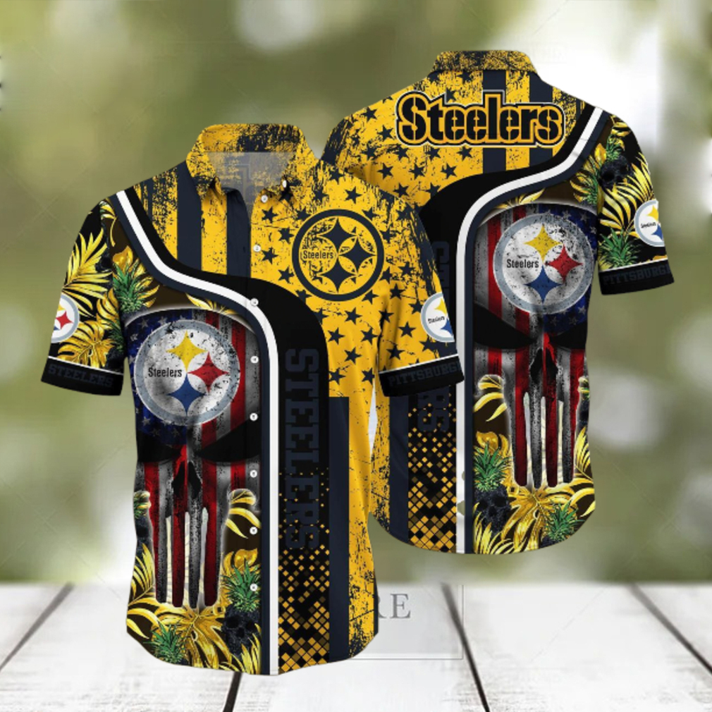 Nfl Steelers Hawaiian Shirt 3D Printed Aloha Shirt For Men Women Summer Vacation Gift