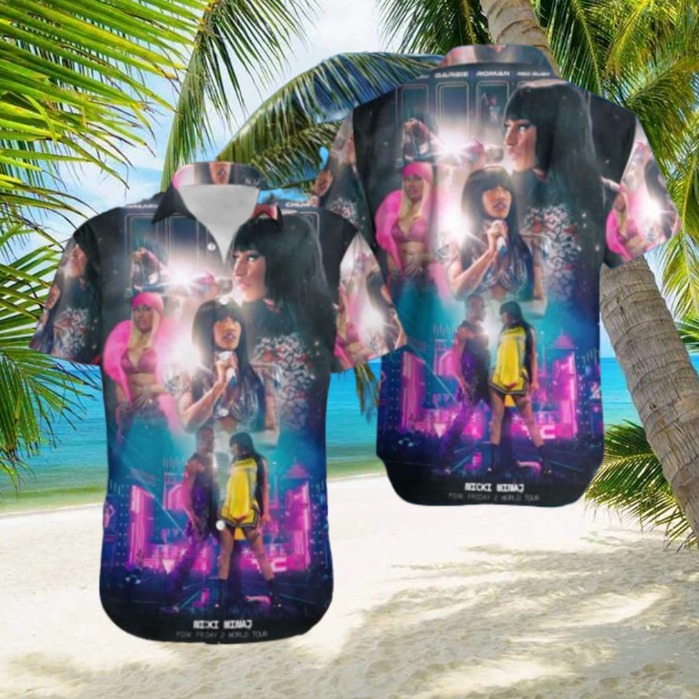 Nicki Minaj Pink Friday 2 World Tour Dark Version Fan Gifts Hawaiian Shirt