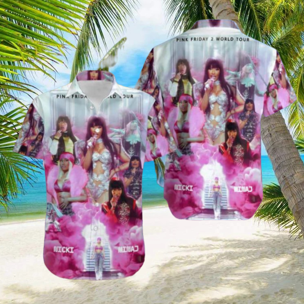 Nicki Minaj Pink Friday 2 World Tour Lighter Version Fan Gifts Hawaiian Shirt