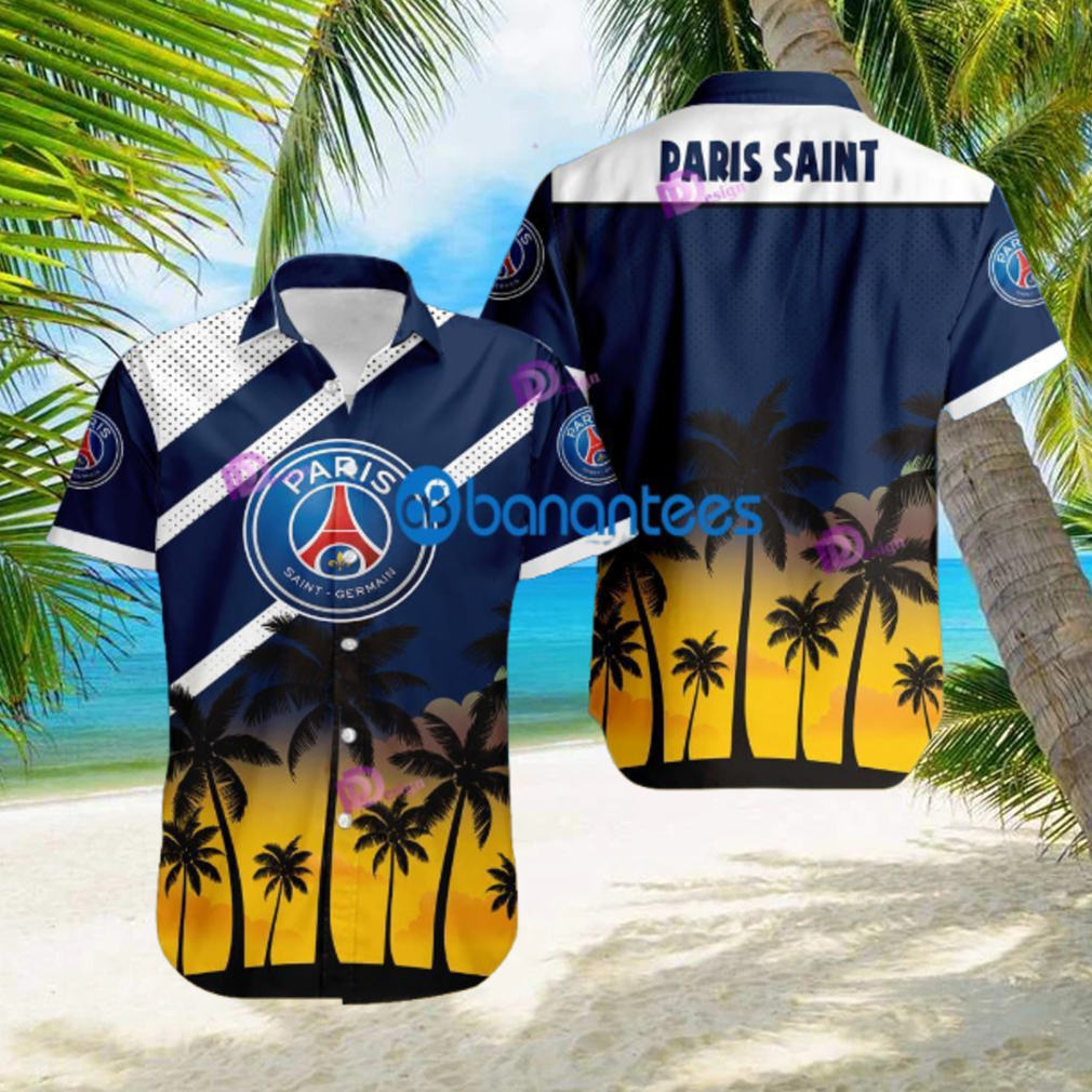 Paris Saint Germain FC 3D Printing Coconut Beach Hawaiian Shirt