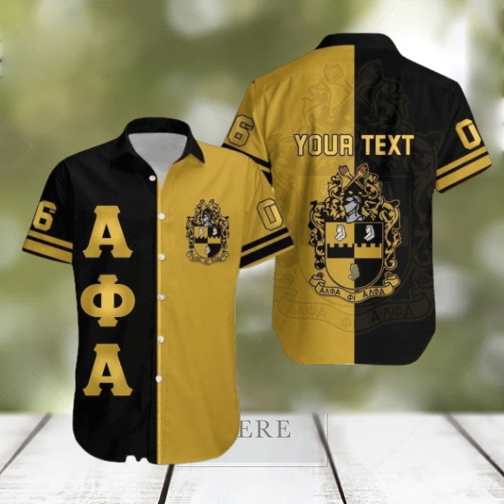 Personalized Alpha Phi Alpha Half Style Hawaiian Shirt For Men And Women